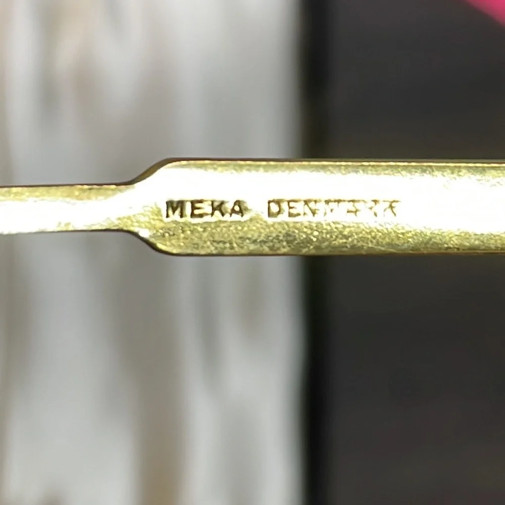 Meka Reklamegaver of Denmark 14k gold plate spoons.​​